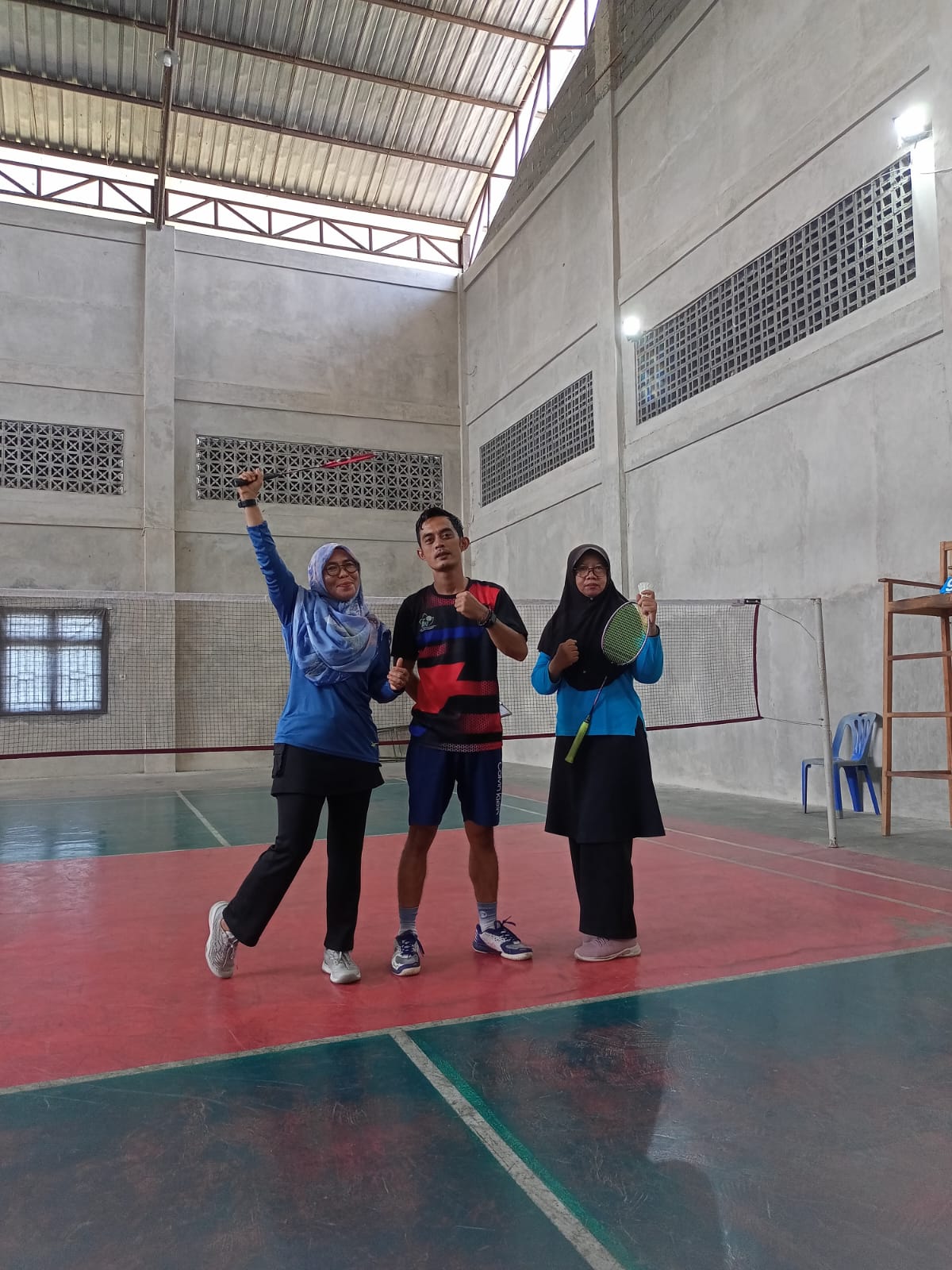 Badminton dalam rangka HKN 19 oktober 2024